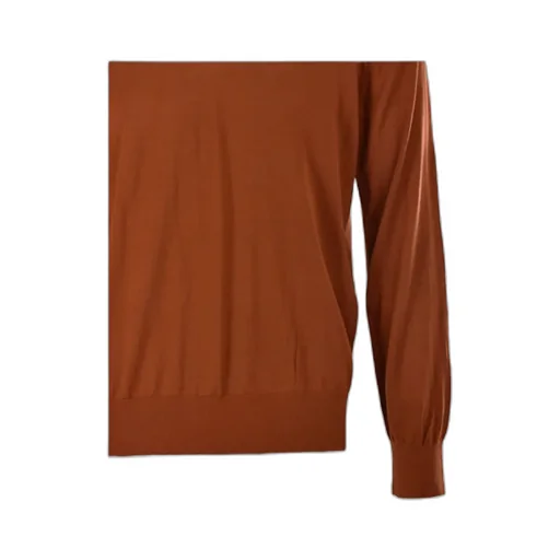 Long-Sleeved V-Neck Sweater