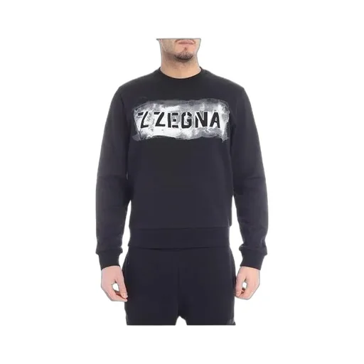 Logo Printed Long-Sleeved Sweater