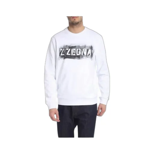 Logo Printed Long-Sleeved Sweater