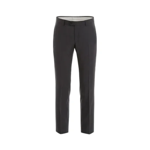 Dark Gray Logo Details Casual Pants
