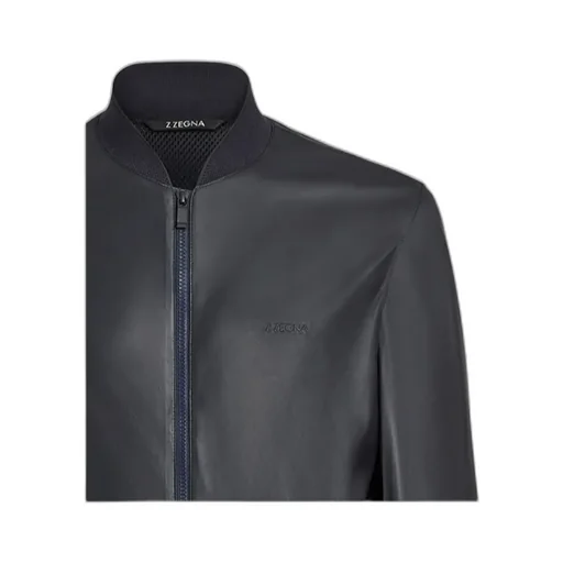 Zipper Logo Casual Jacket