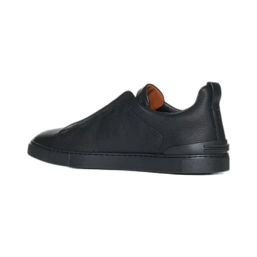 Round Toe Low-Top Sneakers