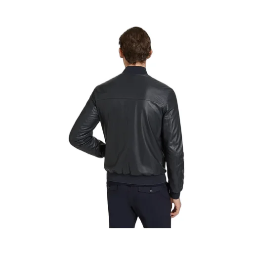 Zipper Logo Casual Jacket