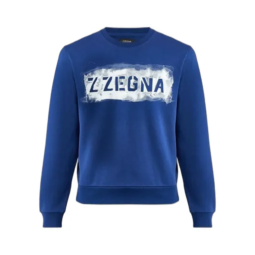 Logo Printed Long-Sleeved Sweater