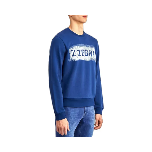 Logo Printed Long-Sleeved Sweater