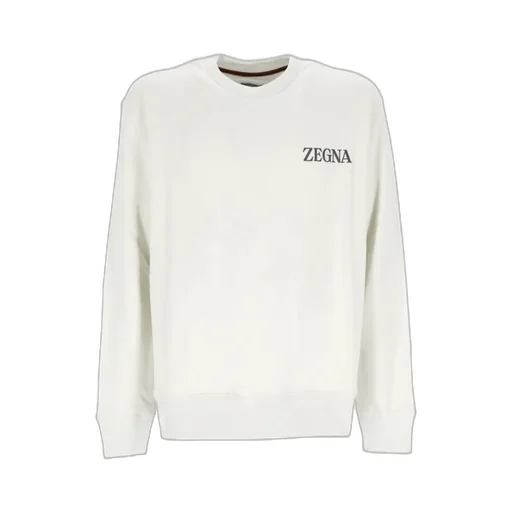 Z Zegna Logo Printed Crewneck Sweatshirt