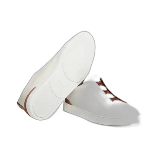 Round Toe Low-Top Sneakers