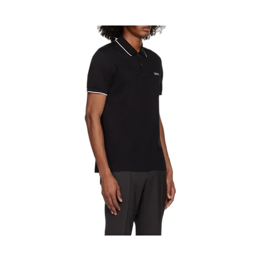 Logo Embroidered Short-Sleeved Polo Shirt