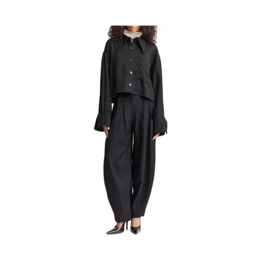 Long-Sleeved Twill Shirt