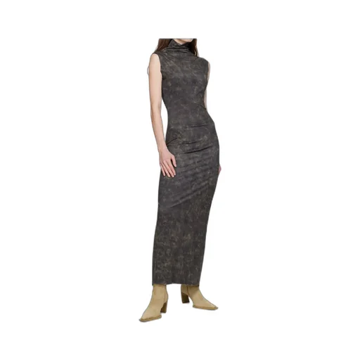 High Neck Sleeveless Dress