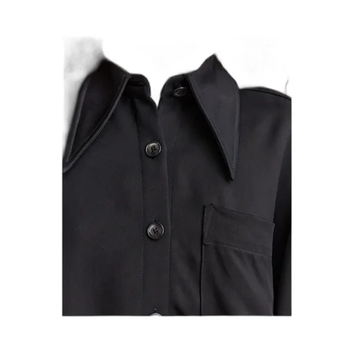 Long-Sleeved Twill Shirt