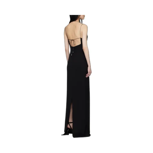 Backless Crepe Dress