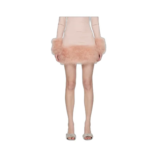 Feather Trim Skirt