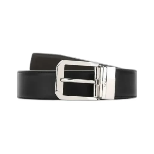 Logo Engraved Buckle Belt