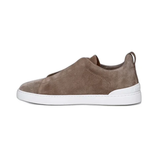Round Toe Slip-On Sneakers