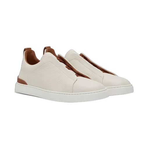 Round Toe Low-Top Sneakers