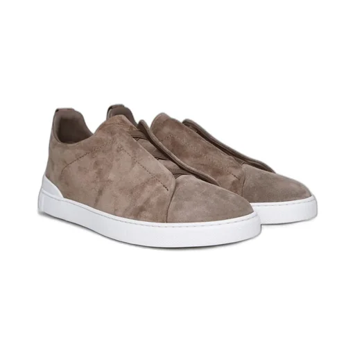 Round Toe Slip-On Sneakers