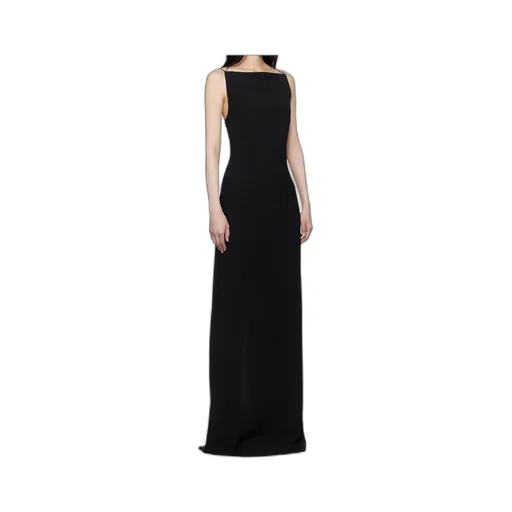Backless Crepe Dress
