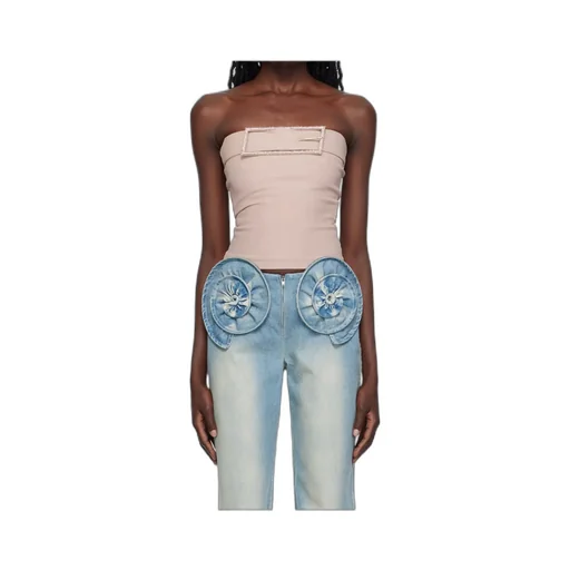 Pin-Buckle Tube Top