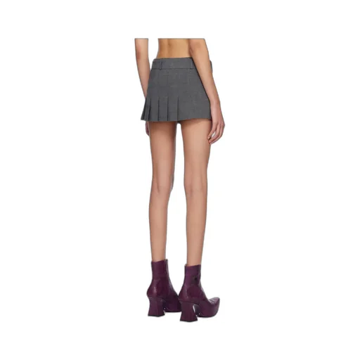 Pleated Mini Skirt