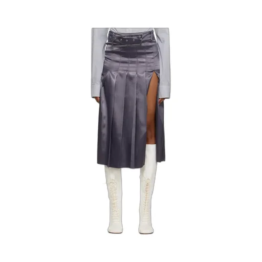Buckle Belt Skirt