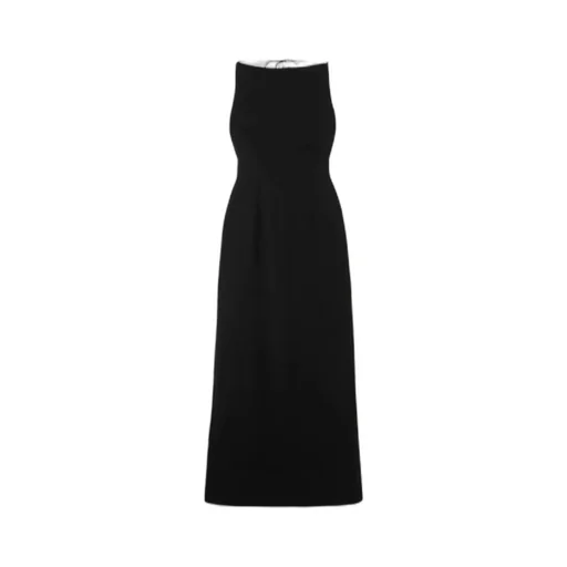 Backless Crepe Dress