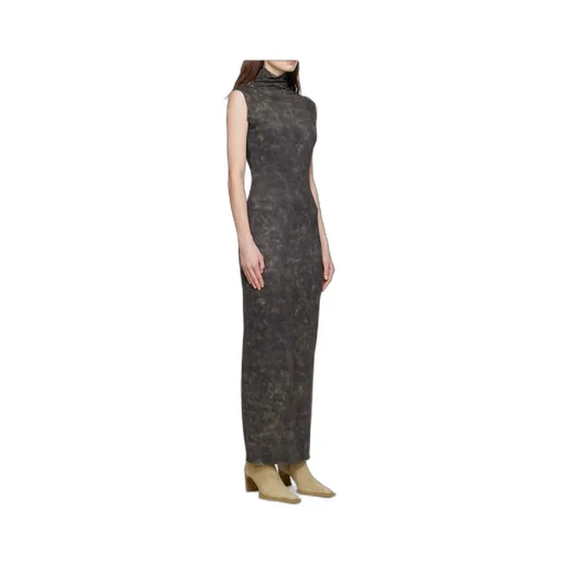 High Neck Sleeveless Dress