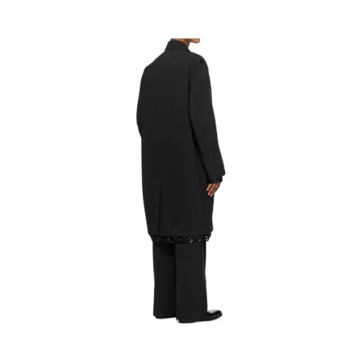 Triacetate- And Nylon-Blend Faille Coat