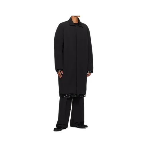 Triacetate- And Nylon-Blend Faille Coat
