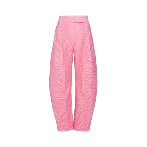 Gary Zebra-Pattern Wide-Leg Trousers
