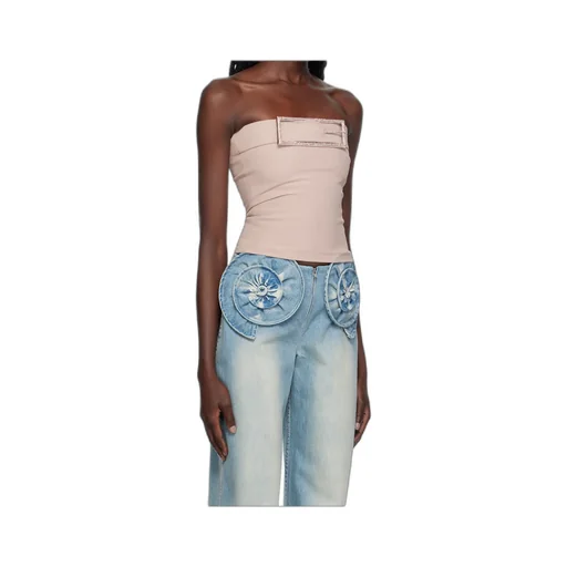 Pin-Buckle Tube Top