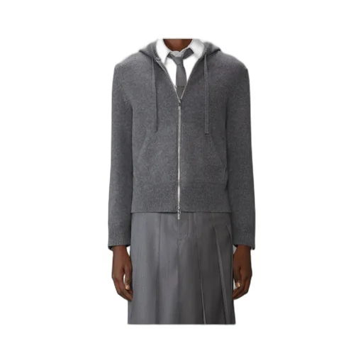 Intarsia Zip-Up Hoodie