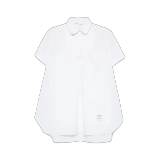 Solid Poplin Tunic Shirt