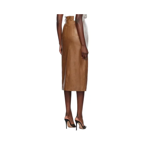 Fitted Skirt With Split Details