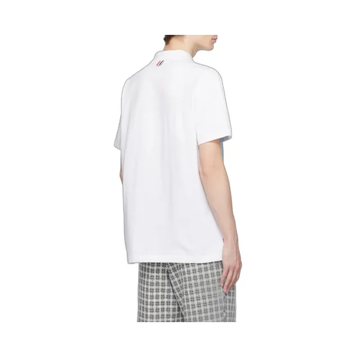 Trompe L' Oeil Logo Patch Polo Shirt