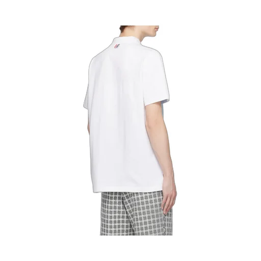 Trompe L' Oeil Logo Patch Polo Shirt