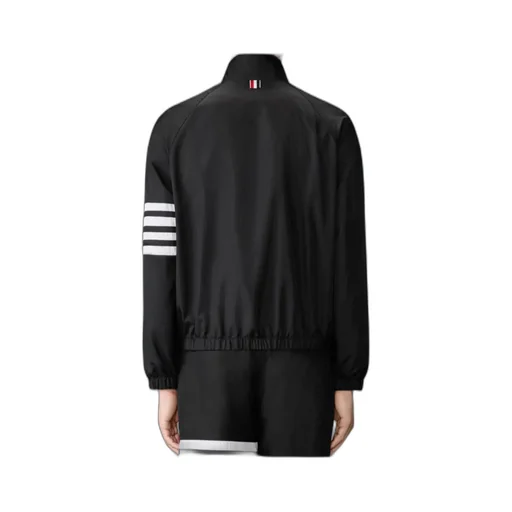 4-Bar Stripe Zipped Jacket