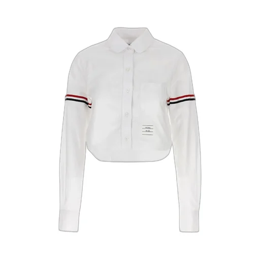 Cropped Button-Up Shirt