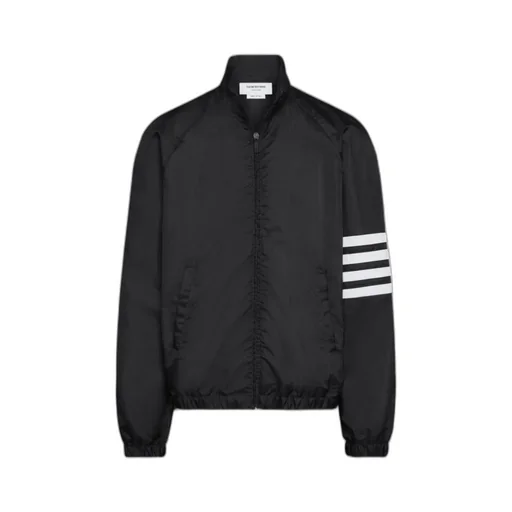 4-Bar Stripe Zipped Jacket