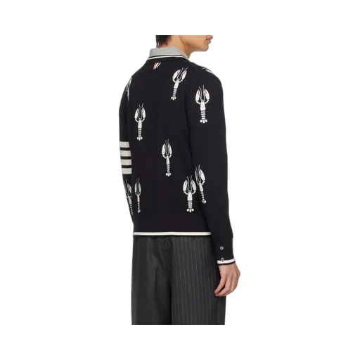 Lobster Motif Cardigan