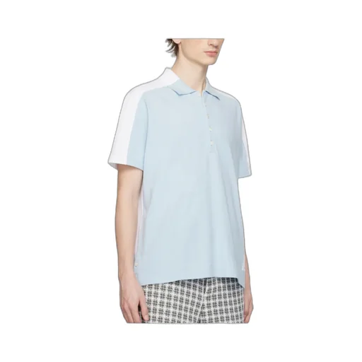Trompe L' Oeil Logo Patch Polo Shirt