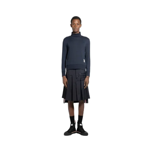 High-Neck Knitted Sweater