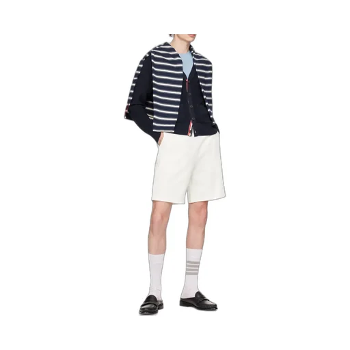 V-Neck Striped Cardigan