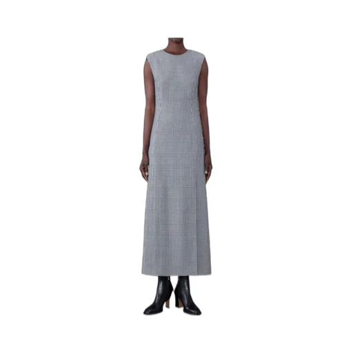 Sleeveless Split Wool Dress