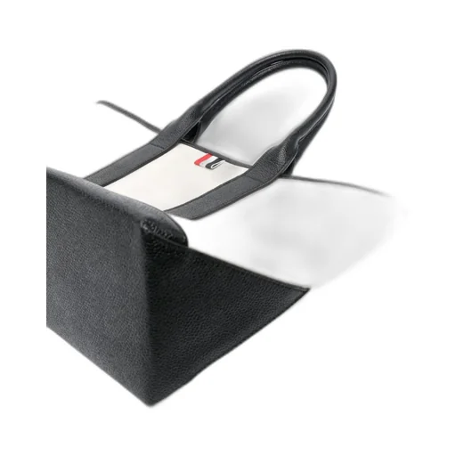Rwb-Stripe Detailed Top Handle Bag