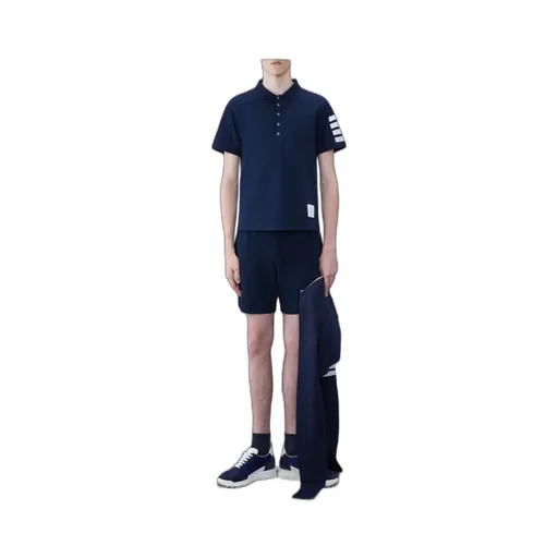 4-Bar Short Sleeve Polo Shirt