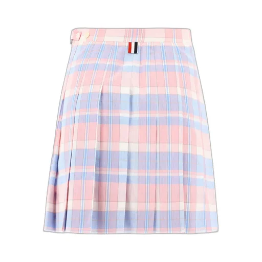 Tartan Pleated Mini Skirt