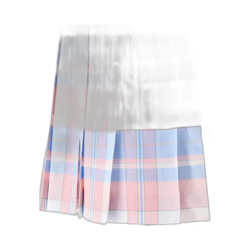 Tartan Pleated Mini Skirt