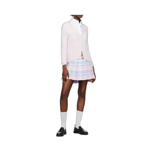 Tartan Pleated Mini Skirt