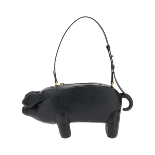 Pig Zipped Shoulder Bag